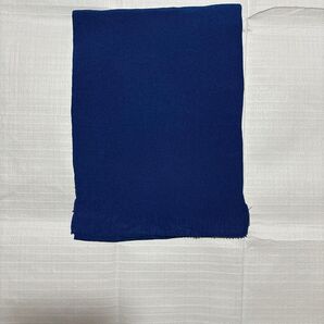 縮緬帯揚げ 青
