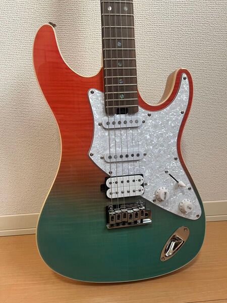 エレキギター AriaproⅡ evergreen 限定カラー 714-AE200LTD HR (Horizon Red) 楽器
