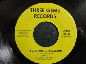 Roy ''C'' ： To Make You Feel Like A Woman 7'' / 45s ★ Soulバラード Deep / 80's ソウル ☆ c/w Song Of Peace // Roy C