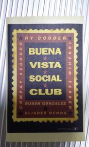 激レア ブエナ・ビスタ・ソシアル・クラブ Buena Vista Social Club ステッカー ライ・クーダー コンパイ・セグンド 　入手困難