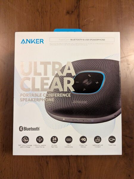 保証書あり 未使用開封済 ANKERPowerConf A3301011 スピーカーフォン
