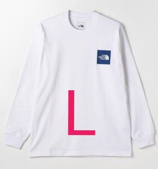 THE NORTH FACE ザノースフェイス SQUARE LOGO ロンT Lサイズ
