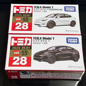 【新品未使用品】トミカ No.16 テスラ モデル Y(初回特別仕様)・(普通)2台セット