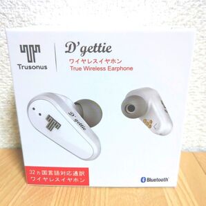 【新品】Trusonus D'gettie 白 ワイヤレスイヤホン 1個