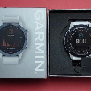 GARMIN(ガーミン)FENIX 6 PRO DUAL POWER Ti Mineral Blue