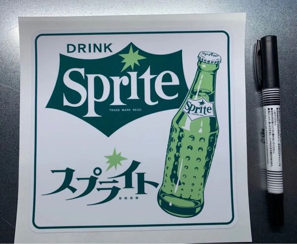 ☆スプライトSprite☆オリジナルアートステッカー! アメリカン雑貨