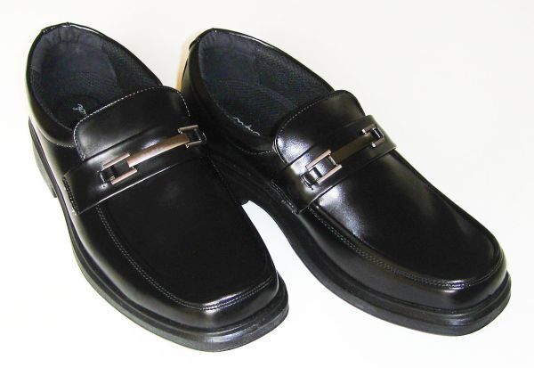 B品 メンズ ビジネスシューズ 29.0cm スリッポン ビット ローファー 幅広 黒 ブラック 15103-blk-290 ③