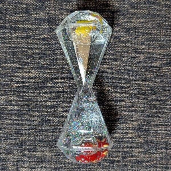 液体砂時計 オイル砂時計 かわいい リラックス 癒し インテリア 金魚