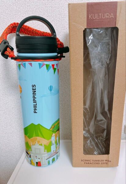 KULTURA フィリピン風景 ステンレス水筒 600ml 水筒 スマートボトル タンブラー