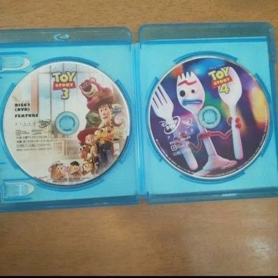 トイストーリー3DVD+トイストーリー4DVD