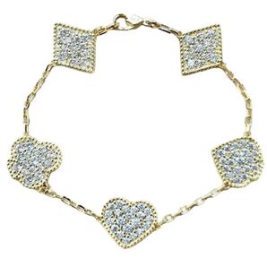 POKER CLUB ANGELZircon Gemstone Poker Bracelet (yellow)
