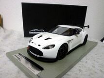 Tecno model アストンマーチン V12 Zagato race 1/18 ミニカー ホワイト_画像1