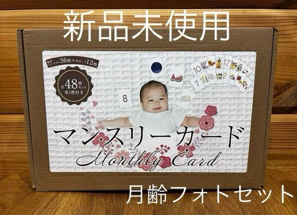 初めてママでも安心 可愛いい 月齢 フォトマット マンスリーカード付き プレゼント ギフト