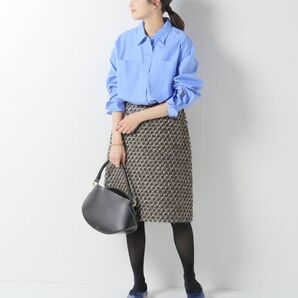maison IENA 美品 日本製LINTON Tweed ミニスカート 36 メゾン イエナ ツイード