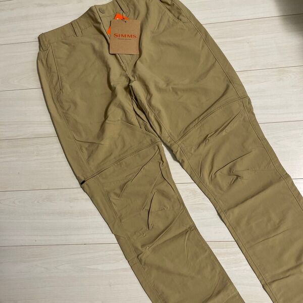 シムス スーパーライト ジップオフ パンツ 32インチ ★ SIMMS SUPERLIGHT ZIP-OFF PANT CORK