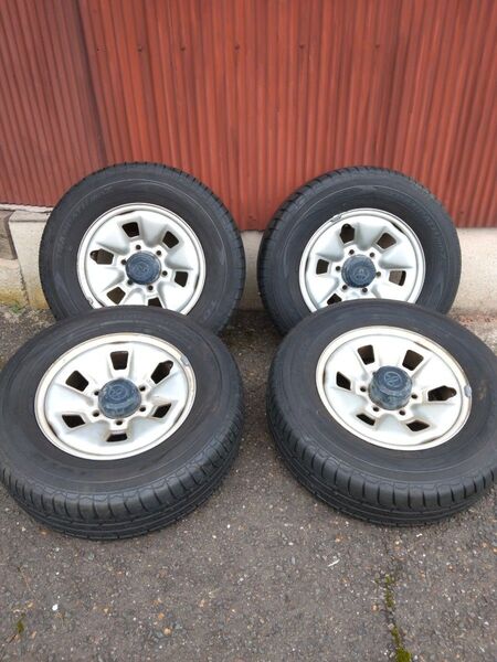 ④TOYOTRANDATHINPZ 215/70R15 98H 鉄ホイール付 ハイエース用