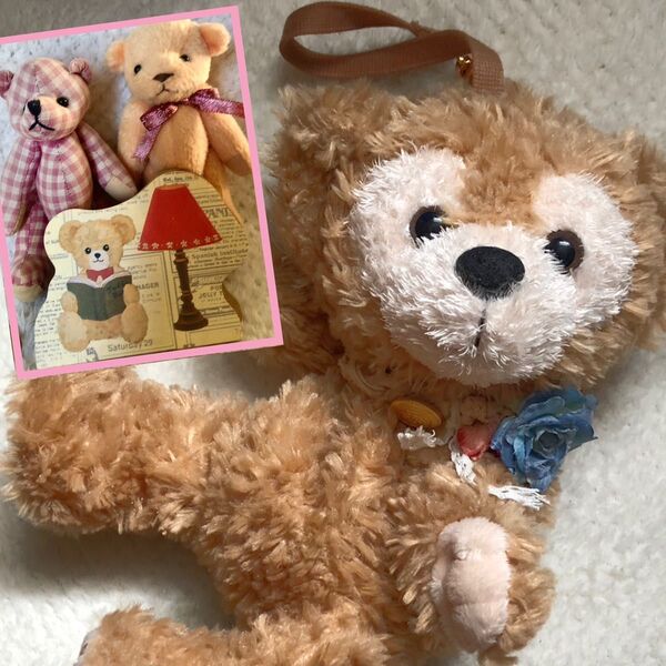 【Disney】TDS ディズニーシー 限定 ★ Duffy ダッフィー ぬいぐるみポーチ ★