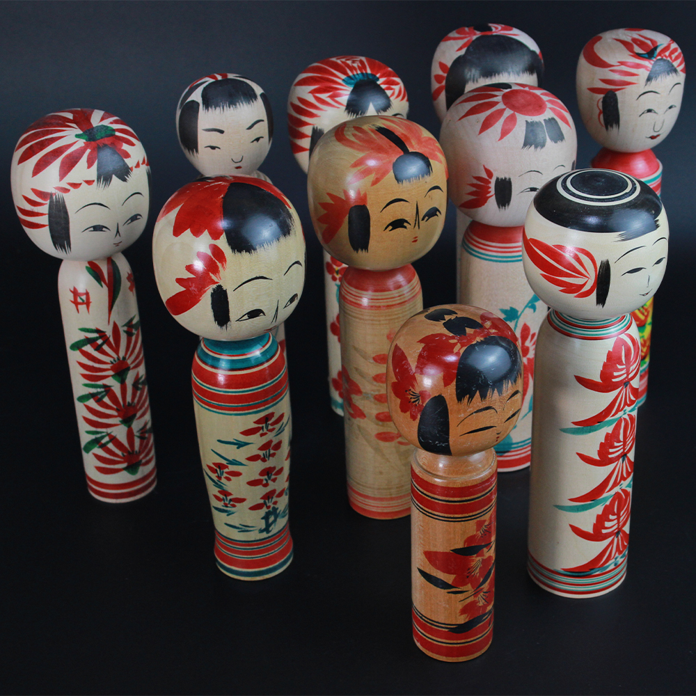 こけし伝統工芸名工逸品箱付き