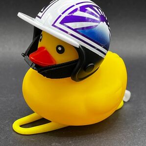 アヒル隊長 カスタムヘルメット コルク半 富士日章 ハンドメイド