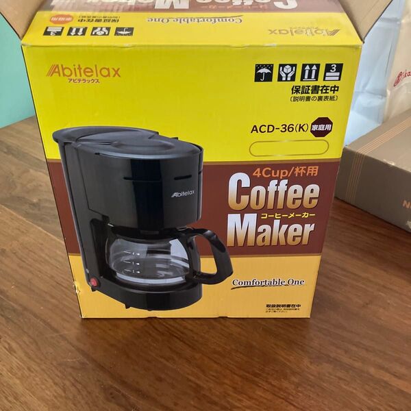 コーヒーメーカー 4カップ 新品に近いです 未使用品