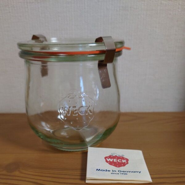 【美品】WECK Made in Germany since1900 保存瓶 《取り扱い説明書付き》
