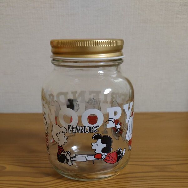 PEANUTS ガラス瓶 SNOOPY FRIEND