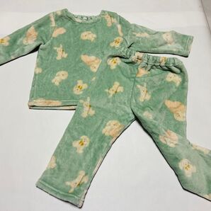 女児100サイズ ふわもこあったかパジャマ 腹巻きなし 超美品!オススメ