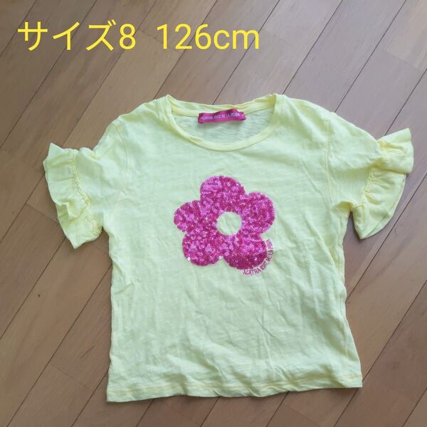 AGATHA RUIZ DE PRADA 半袖 Tシャツ 黄色 サイズ8