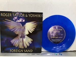 UK盤　ROGER & YOSHIKO !　レア　カラーシングル　限定番号入り　QUEEN　盤綺麗　ジャケ良好　送料無料