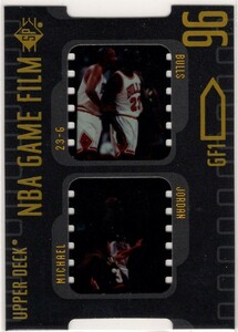  refined design! Michael Jordan < 96-97 SP Game Film 1:120 > film card 