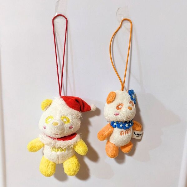 AAA トリプルエー え〜パンダ ストラップ 2個セット
