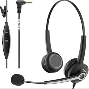 ヘッドセット電話機用 ノイズキャンセリングマイク付き 電話対応 コールセンター