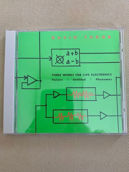 David Tudor: Three Works for Live Electronics デヴィッド・チュードア CD 名盤
