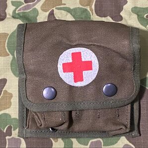 WWⅡ〜朝鮮戦争 米軍M1945 M2型ファースエイドポーチ(レプリカ)救急医療ポーチ サバゲ 陸軍 海兵隊 レンジャー 空挺隊