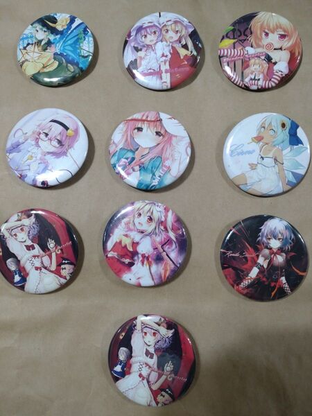 東方Project 缶バッジ まとめ10個セット