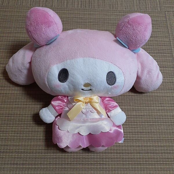 マイメロディ BIGぬいぐるみ カラフルフルーツジャム ビッグ ピーチ 桃 もも