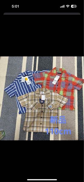 Lee moujonjon キッズ110cmシャツ 半袖 トップス セット