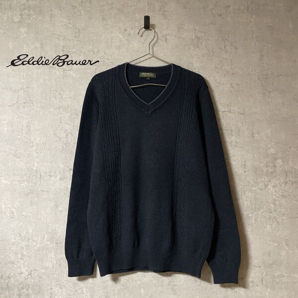 Eddie Bauer エディーバウアー 00s Vネックニット セーター