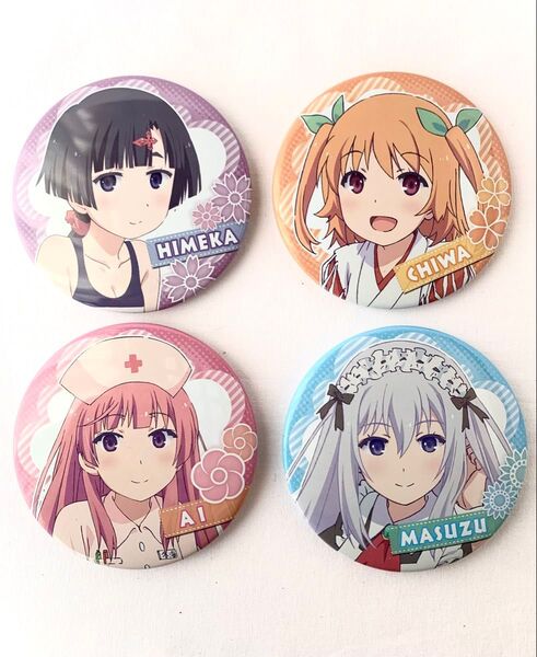 【俺の彼女と幼馴染が修羅場すぎる】缶バッチ4個セット