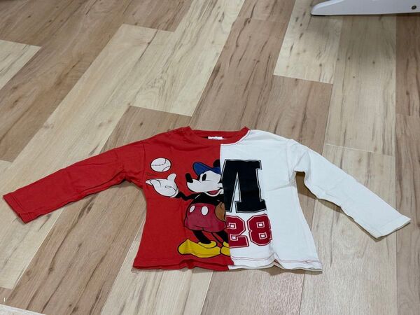 ☆ZARA ミッキー Tシャツ 長袖Tシャツ 98cm