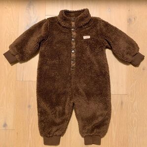 Tiny cottons タイニーコットンズ フリースロンパース18m くま