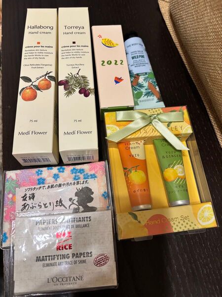 L'OCCITANE THEBODYSHOP MediFlowerハンドクリーム6本セット