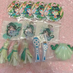 リナ ぴちぴちピッチ グッズセット まとめ売り まるくじ eeoカフェ ダイナー ガチャガチャ チャーム アクアピッチ マイク