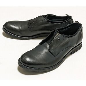 DIESEL レザーシューズ 41 ジップ スリッポン レイヤード ディーゼル