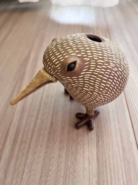 一輪挿し キウイ 毛 中 花器 おしゃれ