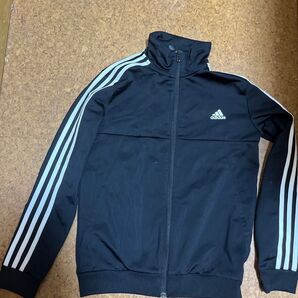 adidas ジャージ ブラック上下セット 150