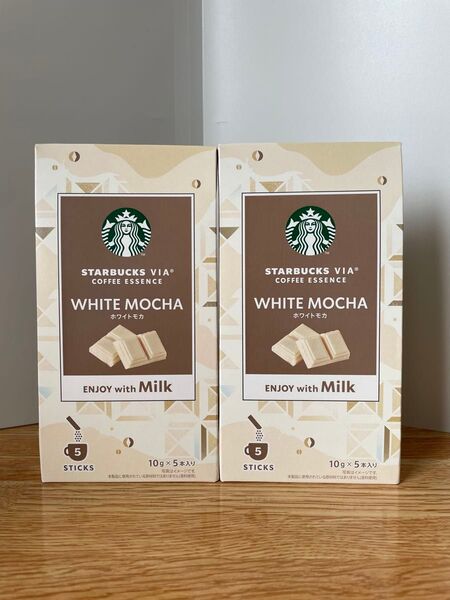 【未開封】スタバ VIA ヴィア 10本 インスタントコーヒー スターバックス ホワイトモカ STARBUCKS