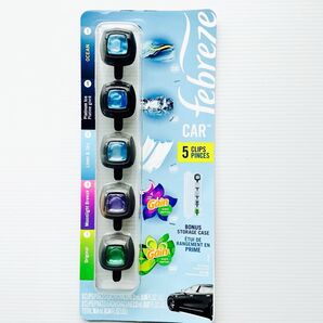 輸入品 Febreze Car 車用 ファブリーズ 5個パック ケース入り