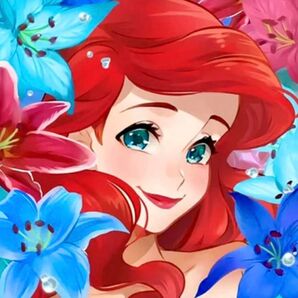 ダイヤモンドアート 百合と女の子