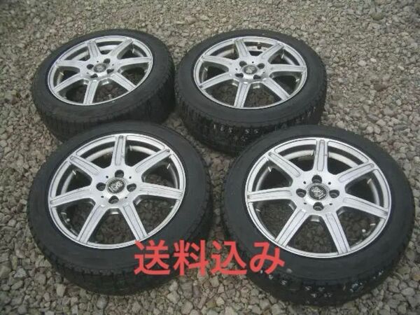 185/55R16 スタッドレスタイヤアルミセット 4穴 PCD100